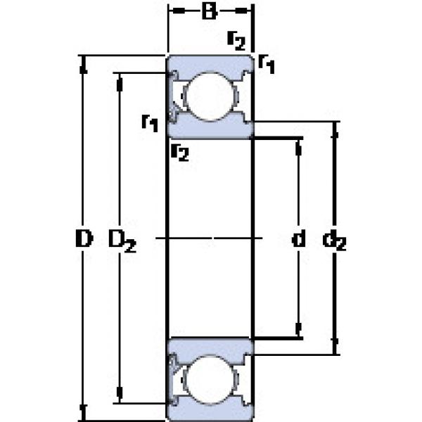 المحامل 6004-RSH SKF #1 image