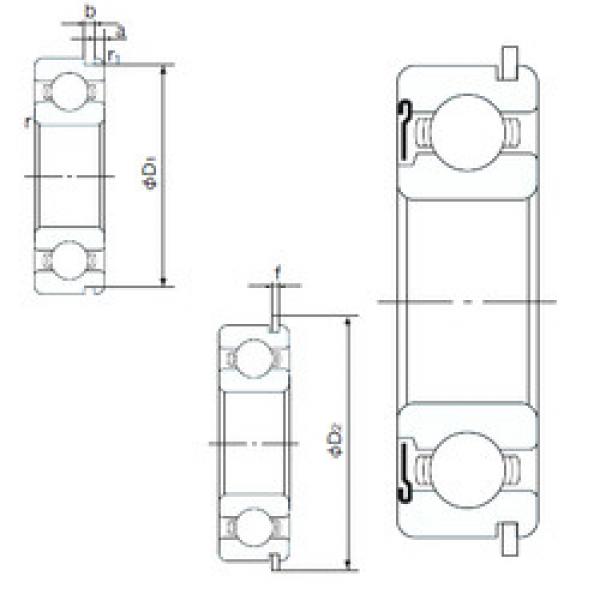 المحامل 6016ZNR NACHI #1 image