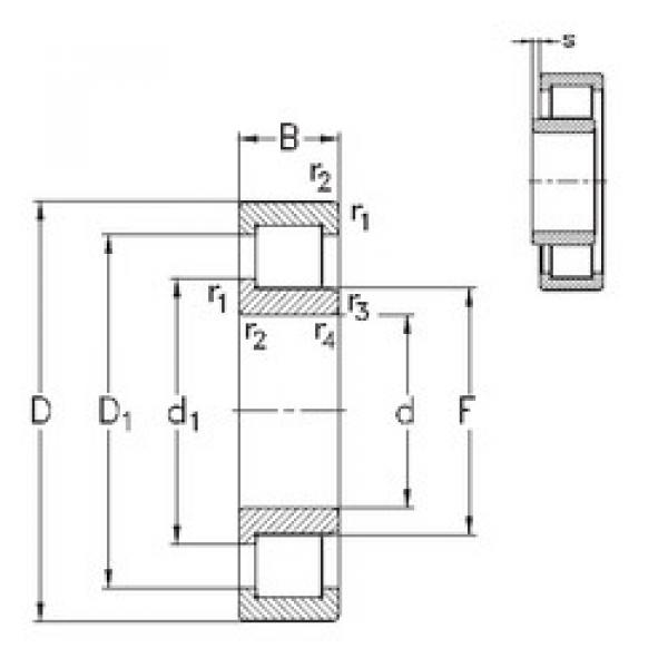 المحامل NJ340-E-MA6 NKE #1 image