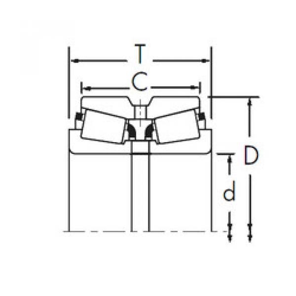 المحامل 8575/8520CD+X2S-8575 Timken #1 image