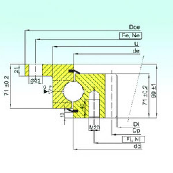 المحامل ZBL.30.0955.201-2SPTN ISB #1 image