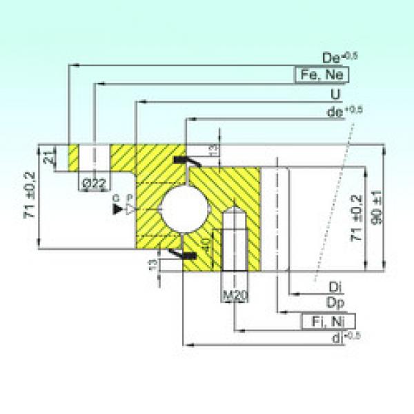 المحامل ZBL.30.1355.200-1SPTN ISB #1 image