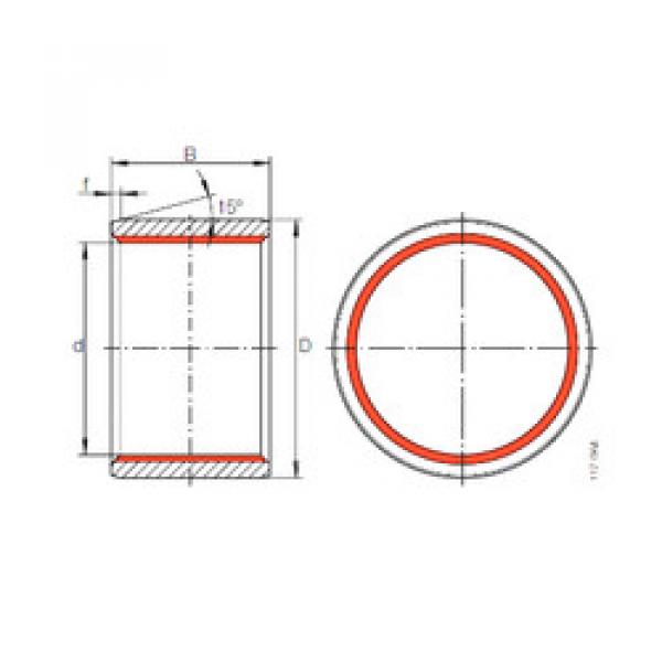 المحامل ZGB 110X125X100 INA #1 image