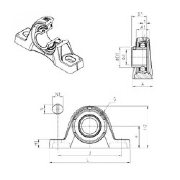 المحامل USPLE203 SNR #1 image